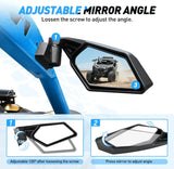 Nilight UTV Side Mirrors Universal Fit For 2017-2023 Can Am Maverick X3 & X3 Max X RS/DS/MR/Turbo/R/RR, view 3