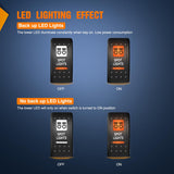 Nilight UTV Spot Lights Rocker Switch On Off 5 PIN SPST LED Light Bar Switches with Orange Backlit 12V 24V Toggle with Jumper Wires Set for ATVs UTVs Cars Trucks RVs, view 3