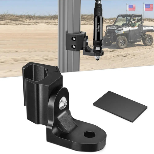Nilight UTV Whip Light Flag Antenna Mount Bracket Adjustable