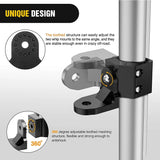 Nilight UTV Whip Light Flag Antenna Mount Bracket Adjustable, view 4