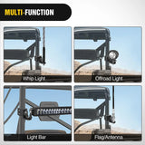 Nilight UTV Whip Light Flag Antenna Mount Bracket Adjustable, view 5