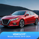 Nilight Vent Window Visors for Altima 2019 2020 2021 2022 2023 2024 2025, in-Channel Rain Guards, Original Window Deflectors-4PCS, view 5