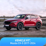 Nilight Window Rain Guards for Mazda CX-5 2017 2018 2019 2020 2021 2022 2023 2024 2025 Window Deflectors, Vent Window Visors-4 Pieces, view 6