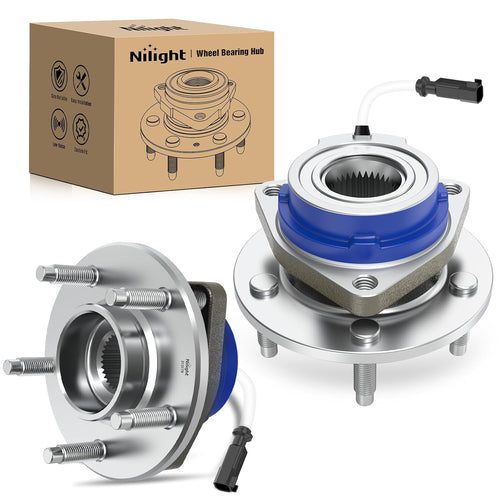 Nilight Wheel Bearings and Hub Assembly for Buick Century 1997-2005 W/ABS | For 1997-2004 Buick Regal, 1997-1999 Buick Riviera, 1997-2004 Cadillac Seville, 1997-2002 Cadillac Eldorado-2Pack