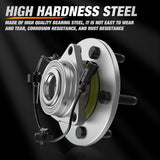 Nilight Wheel Bearings and Hub Assembly for Dodge Ram 1500 2002-2005 W/ABS | Direct Replacement, Smooth & Quiet Operation, Heavy-Duty Construction-2Pack, view 2