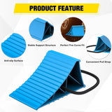 Nilight Wheel Chocks, Heavy Duty Wheel Stopper for Car, Truck, RV, Trailer, Caravan, Motorcycle, 8.7 Inch x 4.8 Inch x 4.2 Inch, 4-Pack(Blue), view 5