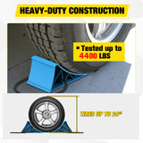 Nilight Wheel Chocks, Heavy Duty Wheel Stopper for Car, Truck, Trailer, RV, Caravan, Motorcycle, 8.3Inch x 4.8Inch x 4.2Inch, 2-Pack, view 3