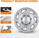 Nilight Wheel Cover Hubcaps 16 Inch for Ford Truck CEG 1998-2007 Econoline MTD E250 E350 E450 E550 2008-2021 Hub Caps 16 inch Set of 4 Rim Covers Protector Wheel Replacement F8UZ1130AA 7 spoke, Silver, view 4