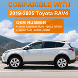 Nilight Wheel Cover Hubcaps 17 Inch Compatible for Toyota RAV4 2019 2020 2021 2022 2023 2024 2025 Hub Caps 17 inch Set of 4 Rim Covers Protector Wheel Replacement 42602-0R040 42602-42040, Silver, view 3