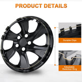 Nilight Wheel Cover Hubcaps 17 Inch Compatible for Toyota RAV4 2019 2020 2021 2022 2023 2024 2025 Hub Caps 17 inch Set of 4 Rim Covers Protector Wheel Replacement 42602-0R040 42602-42040, Silver, view 5