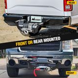 Nilight Winch Cradle Universal Mount Plate 10 x 4 1/2Inch Winch Bracket Winch Mounting 2 Inch Receiver Hitch 8000-13,000 Lb Capacity Recovery Winches Foldable, view 5