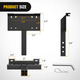 Nilight Winch Hitch Cradle Mount Plate, view 2