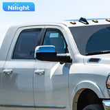 Nilight Window Rain Guards for Dodge Ram 2500 3500 Crew Cab 2019-2025 2026, Side Window Deflectors Vent Visors, Smoke Tint, Reduce Wind Noise, Car Wash Safe, 4PCS, view 6