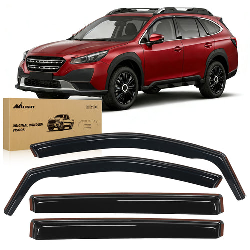 Nilight Window Rain Guards for Outback 2020 2021 2022 2023 Window Deflectors, Vent Window Visors-4 Pieces