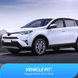 Nilight Rain Guards for Toyota RAV4 2013 2014 2015 2016 2017 2018 Original Window Deflectors, Vent Window Visors-4PCS, view 6