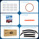 Nilight Rain Guards for Honda Civic Hatchback 2016 2017 2018 2019 2020 2021 Window Deflectors, Vent Window Visors-4pcs, view 5