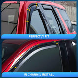 Nilight Rain Guards for Honda CRV 2017 2018 2019 2020 2021 2022 Window Deflectors, Vent Window Visors-4pcs, view 3