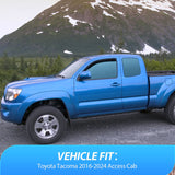 Nilight Window Deflectors for Toyota Tacoma Access Cab/Tacoma Double Cab 2016 2017 2018 2019 2020 2021 2022 2023 2024 Vent Window Visors, Rain Guards-2PCS, view 6