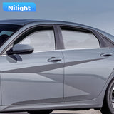 Nilight Rain Guards for Hyundai Elantra 2021 2022 2023 2024 2025, Vent Window Visors, Original Window Deflectors-4PCS, view 6