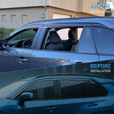 Nilight Window Rain Guards for Toyota Rav4 2019 2020 2021 2022 2023 2024, Out-Channel Window Visors Vent Wind Deflectors-6PCS, view 6