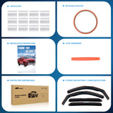 Nilight Rain Guards for Tacoma 2005 2006 2007 2008 2009 2010 2011 2012 2013 2014 2015 Double Cab Original Window Deflectors, Vent Window Visors-4PCS, view 5