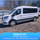 Nilight Window Visors for Ford Transit 2014 2015 2016 2017 2018 2019 2020 2021 2022 2023, Out-Channel Window Wind Deflectors Rain Guards -2PCS, view 4