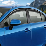 Nilight Window Visors for Honda Civic Sedan 2012 2013 2014 2015 | Tape-On Rain Guards Outside Mount Vent Visors Window Deflectors Fresh Air Ventilation Smoke Tint, 4PCS, view 6