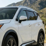 Nilight Window Visors for Nissan Rogue 2021 2022 2023 2024 2025 2026 | Tape-On Rain Guards Outside Mount Vent Visors Window Deflectors Smoke Tint, Not for Rogue Sport/Select-4PCS, view 6