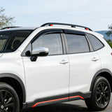 Nilight Window Visors for Subaru Forester 2019 2020 2021 2022 2023 2024 | Outside Mount Rain Guards Vent Visors Window Deflectors Smoke Tint, 4PCS, view 6