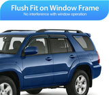 Nilight Window Visors for Toyota 4Runner 2003 2004 2005 2006 2007 2008 2009 | Fresh Air Ventilation, Rain & Sun Protection Vent Visors Window Deflectors Smoke Tint, 4PCS, view 2