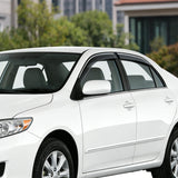 Nilight Window Visors for Toyota Camry 2007 2008 2009 2010 2011 | Tape-On Rain Guards Outside Mount Vent Visors Window Deflectors Smoke Tint, 4PCS, view 6