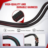 Nilight Wiring Harness Kit Nylon 12 AWG 2 Leads 12 V On Off Switch Power Relay Blade Fuse for LED Light Bar Off Road Lights on Cars Jeep Boat Trucks, view 6