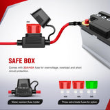 Nilight Wiring Harness Kit Nylon 12 AWG 2 Leads 12V 5Pin Rocker Switch Laser On Off Power Relay Blade Fuse for LED Light Bar Off Road Lights on Cars Jeep Boat Trucks, view 2