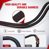 Nilight Wiring Harness Kit Nylon 16 AWG 2 Leads 12 V On Off Switch Power Relay Blade Fuse for LED Light Bar Off Road Lights on Cars Jeep Boat Trucks, view 6