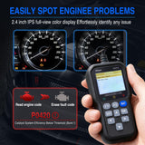 Nilight YM319 Professional OBD2 Scanner Car Diagnostic Tool - 2.4 Inch IPS Full-View Color Screen Code Reader - Live Data Graphing, Battery Test for All 1996 & Newer Cars, view 4