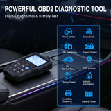 Nilight YM519 2.8 Inch Large Screen OBD2 Scanner - Enhanced Automotive Computer Diagnostic Tool - Car Code Reader for Engine Faults, I/M Readiness & Emission Test for All OBD II Protocol Cars, view 2