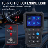 Nilight YM519 2.8 Inch Large Screen OBD2 Scanner - Enhanced Automotive Computer Diagnostic Tool - Car Code Reader for Engine Faults, I/M Readiness & Emission Test for All OBD II Protocol Cars, view 5