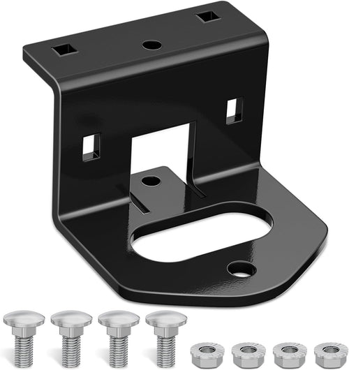 Nilight Zero Turn Lawn Mower Hitch with Bolts Versatile Chain Slot for IKON X, IKON XL, ZT-X, ZT-XL OEM Replacement #71514900 Heavy Duty Steel Black