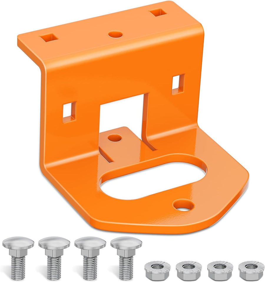 Nilight Zero Turn Lawn Mower Hitch with Bolts Versatile Chain Slot for IKON X, IKON XL, ZT-X, ZT-XL OEM Replacement #71514900 Heavy Duty Steel Orange