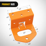 Nilight Zero Turn Lawn Mower Hitch with Bolts Versatile Chain Slot for IKON X, IKON XL, ZT-X, ZT-XL OEM Replacement #71514900 Heavy Duty Steel Orange, view 2