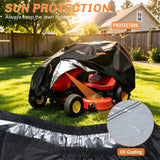 Nilight Zero Turn Mower Cover 76 Inch, Waterproof Lawn Mower Cover | Fits Mowers up to 76 InchL x 47 InchW x 47 InchH, 420D Heavy Duty Fabric, All-weather & UV Protection, view 5