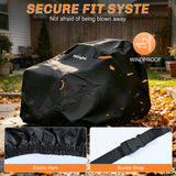 Nilight Zero Turn Mower Cover 76 Inch, Waterproof Lawn Mower Cover | Fits Mowers up to 76 InchL x 47 InchW x 47 InchH, 420D Heavy Duty Fabric, All-weather & UV Protection, view 6