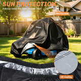 Nilight Zero Turn Mower Cover 80 Inch, Waterproof Lawn Mower Cover | Fits Mowers up to 80 InchL x 62 InchW x 55 InchH, 420D Heavy Duty Fabric, All-weather & UV Protection, view 5