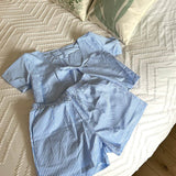 Nordic Peace Alicia 2 Pcs Plaid Matching Set, view 5