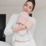 Nordic Peace Alicia Plush Striped Slippers, view 2
