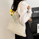 Nordic Peace Amara Chic Crochet Tote Bag, view 2