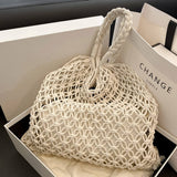 Nordic Peace Amara Chic Crochet Tote Bag, view 4