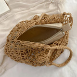 Nordic Peace Amara Chic Crochet Tote Bag, view 6