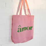 Nordic Peace Amor Canvas Tote Bag, view 2