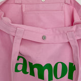 Nordic Peace Amor Canvas Tote Bag, view 6